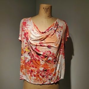 Apt 9 Floral T-Shirt 1X